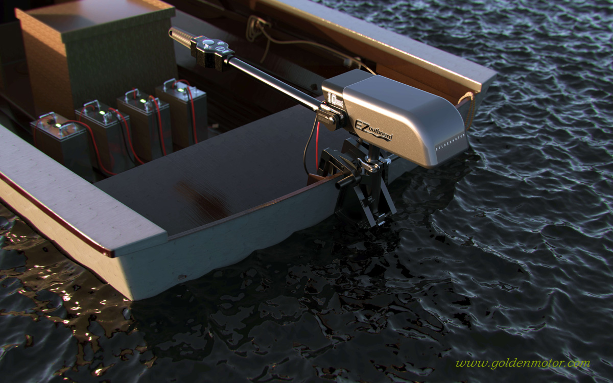 EZ outboard, EZ-outboard, Leisure, speed control throttle with forward/reverse, electric boat engine, Electric boat conversion, electric outboard motor, electric inboard motor